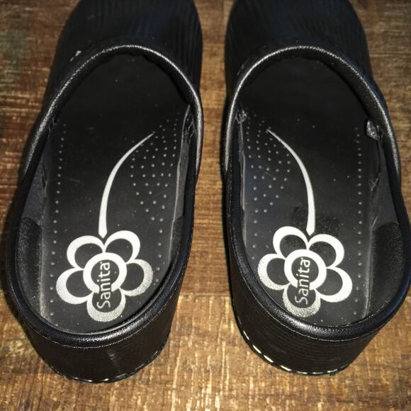 Sanita Professional Nursing Shoe Clog Black 40 8.5 - 9 Healthcare Nurselife - Picture 6 of 8
